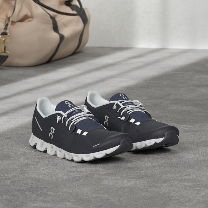 ON Herren Cloud 5Sneaker 44 EU Midnight White, 44 EU Midnight White