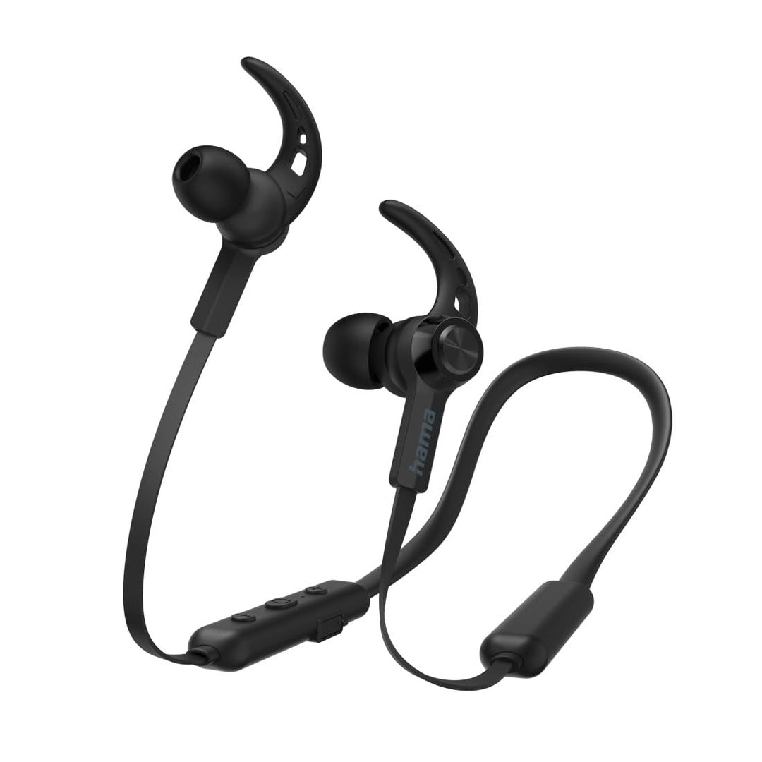 Hama Bluetooth Kopfhörer In Ear „Freedom Neck III“ (Sport Kopfhörer zum Joggen, mit Nackenbügel, Hea