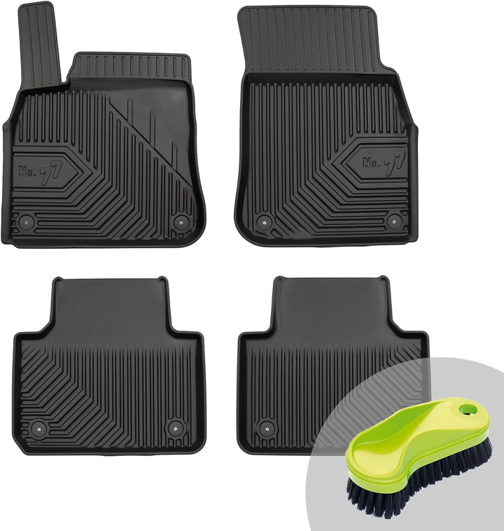 FROGUM No.77 Gummimatten Ganzjahresset von Auto Fussmatten Autofussmatten für Volkswagen Touareg III