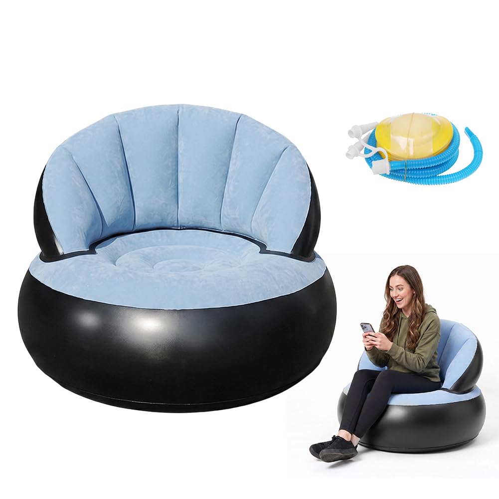 Aufblasbares Sofa, Wasserdichtes Luftsofa Aufblasbares, Aufblasbarer Sessel, Sessel, Sofa und Couch