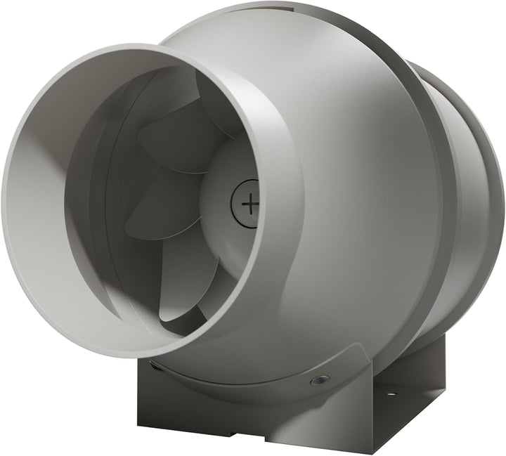 Caluma Axiallüfter 100 mm – zweistufiger Rohrventilator für Abluft & Growzelt, leiser Abluftventilat