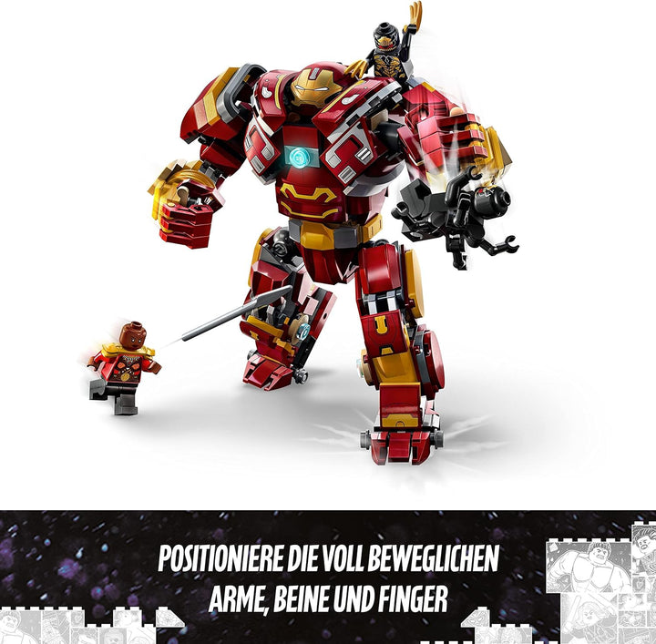 LEGO 76247 Marvel Hulkbuster: Der Kampf von Wakanda, Avengers Infinty War Spielzeug mit Bruce Banner