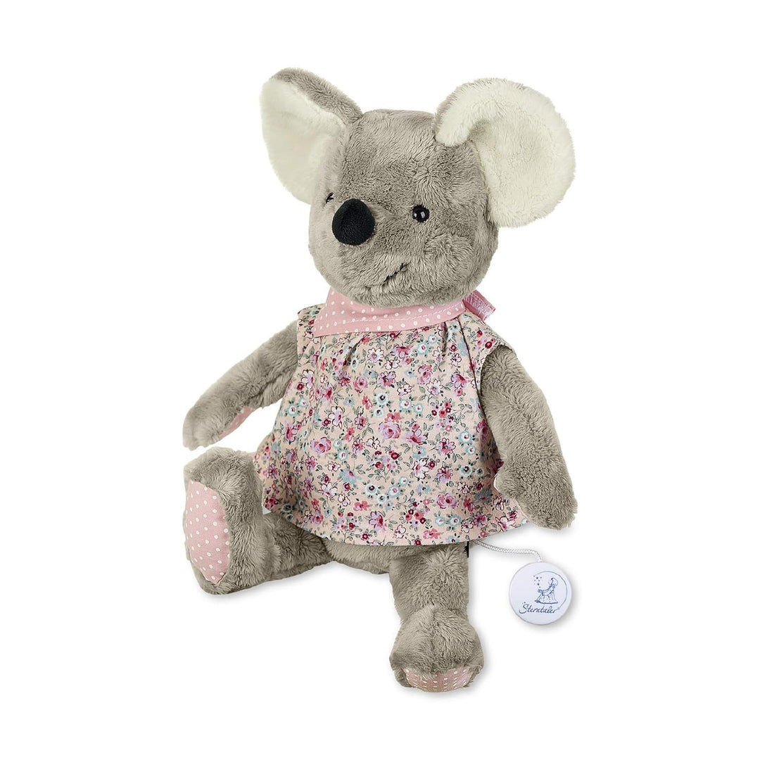 Sterntaler Spieluhr, Stofftier Maus Mabel, Austauschbares Spielwerk, Grösse: L, Mehrfarbig/Grau, 602