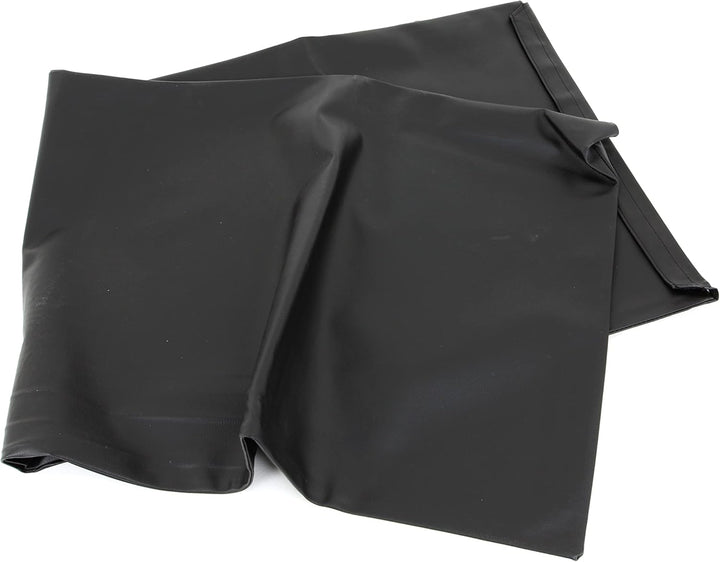 Windschotttasche 100x40cm aus schwarzem Kunstleder