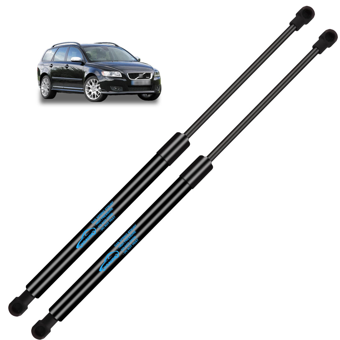 2x Gasdruckfeder für Volvo V50 Estate MW 2004-2012 Heckklappendämpfer Schwarz Gasfeder Heckklappe Ed