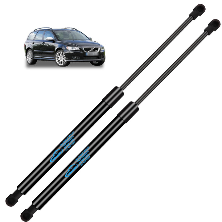 2x Gasdruckfeder für Volvo V50 Estate MW 2004-2012 Heckklappendämpfer Schwarz Gasfeder Heckklappe Ed