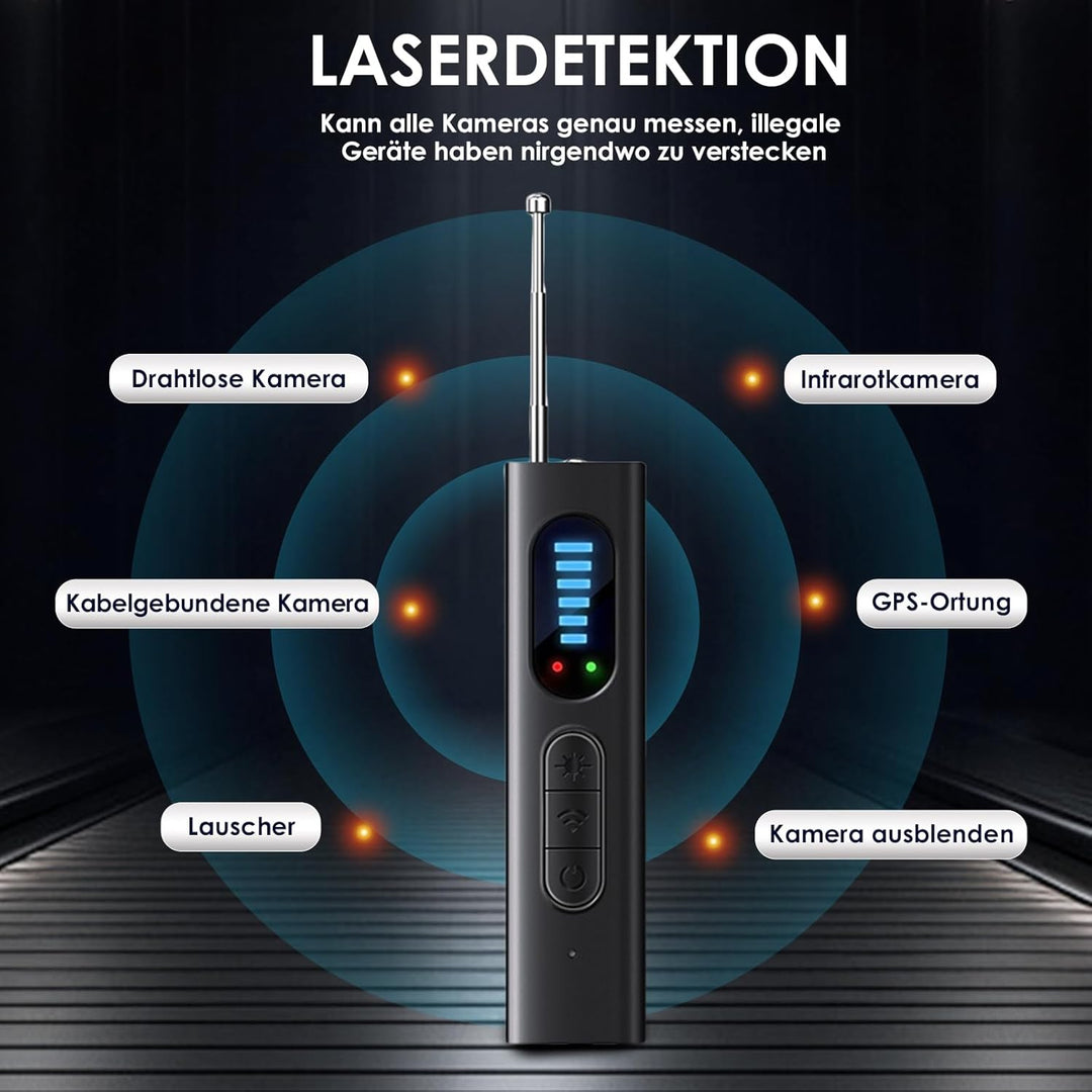 Wanzen Detektor Versteckte Kamera Finder Wanzenfinder Anti Spy Anti-Aufnahme Detektoren RF Signal Bu