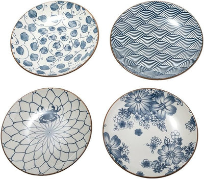 lachineuse 2686 4 Teller, Porzellan, Japanisches Design