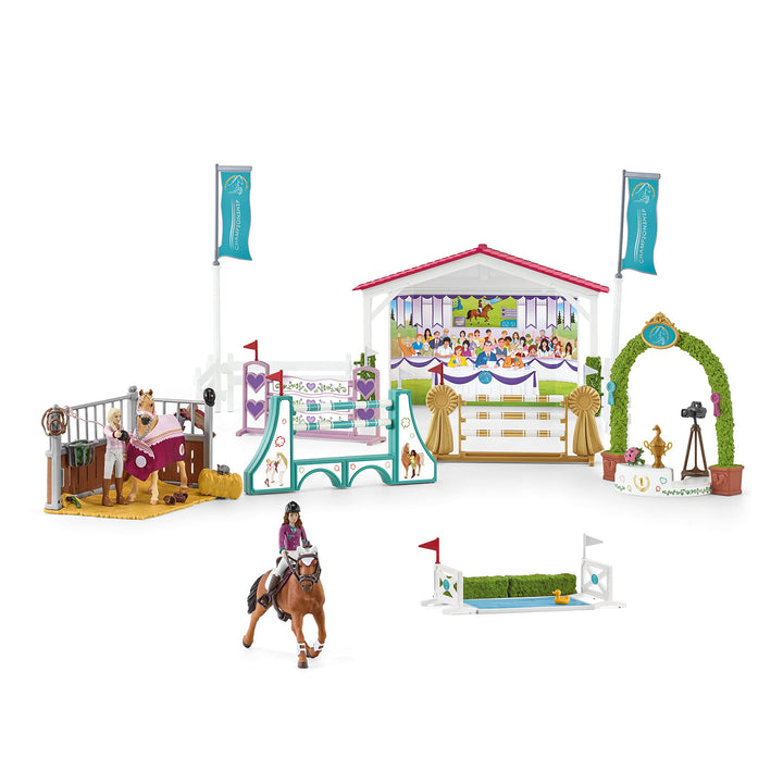 schleich 42440 Freundschaftsturnier, für Kinder ab 5-12 Jahren, HORSE CLUB - Spielset alte Verpackun
