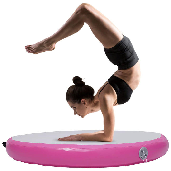 Runde Aufblasbare Gymnastikmatte Turnmatte Tumbling Matte PVC 3,93 Zoll Air Spot Mat Tumbling Mat Gr