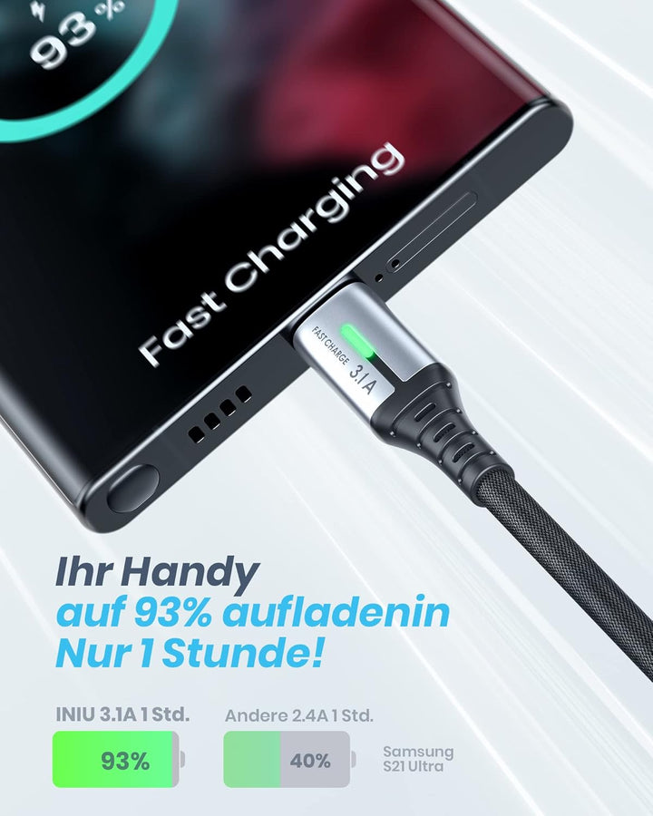 INIU Power Bank, 22.5W Fast Charging 10000mAh PowerBank Klein Aber Stark, PD3.0 QC4.0 Externe handya