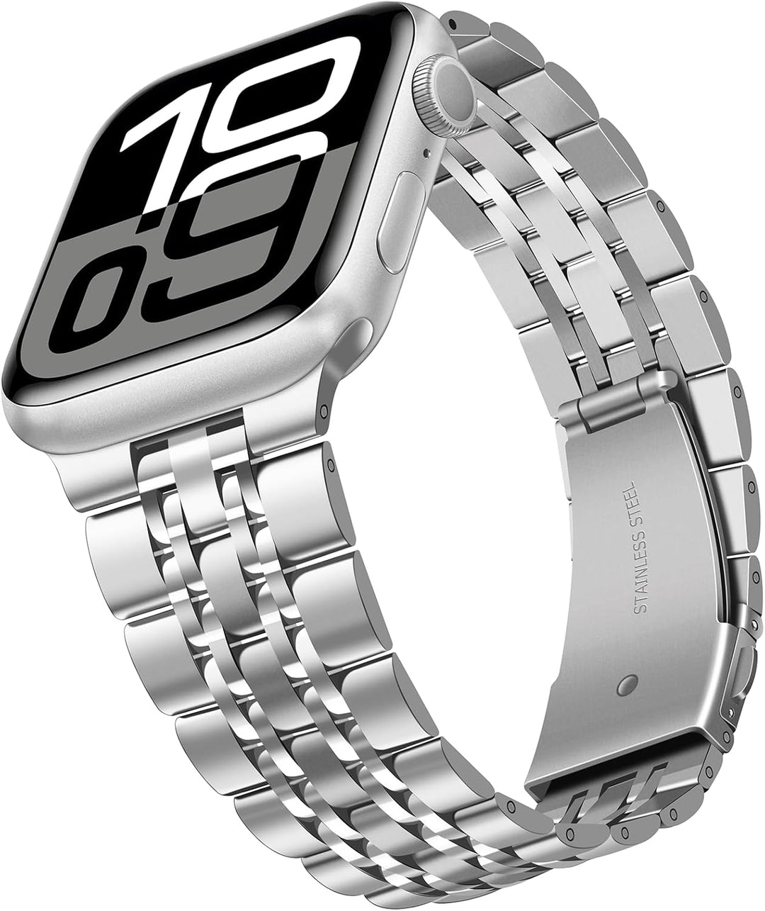 TasikarArmband Kompatibel mit Apple Watch Ultra 3 2 1 Armband 49mm, Massives Edelstah Metall Ersatza