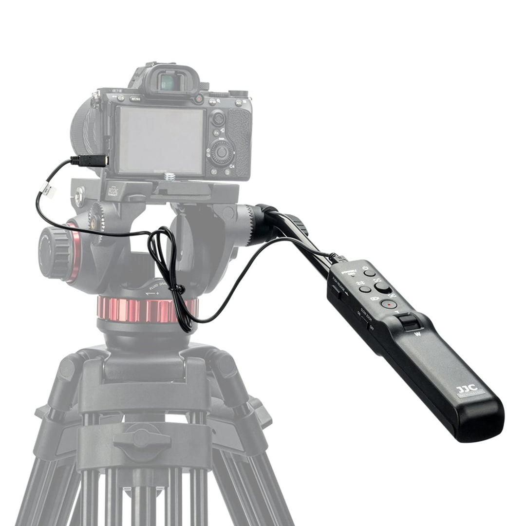 JJC Kamera Stativ Pan Bar Fernbedienung für Manfrotto 502AH 502A 504HD 509HD 526 608 504X 612 Nitrot