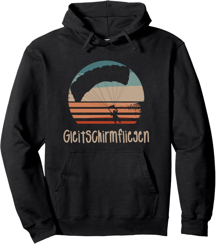 Retro Vintage Classic Gleitschirmfliegen Gleitschirm Pullover Hoodie
