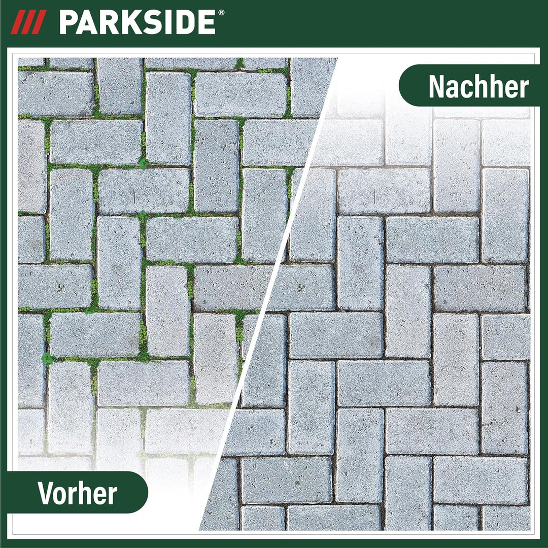 Parkside Fugenbürste Metallbürste mit Drahtborsten | Ersatzbürste aus Metall zur Entfernung von Flec