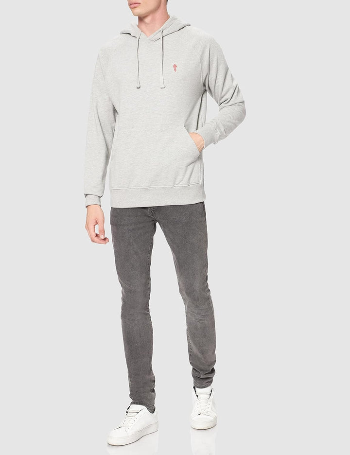REVOLUTION Mens 2056 Sweatshirt, Grey-Mel, XXL