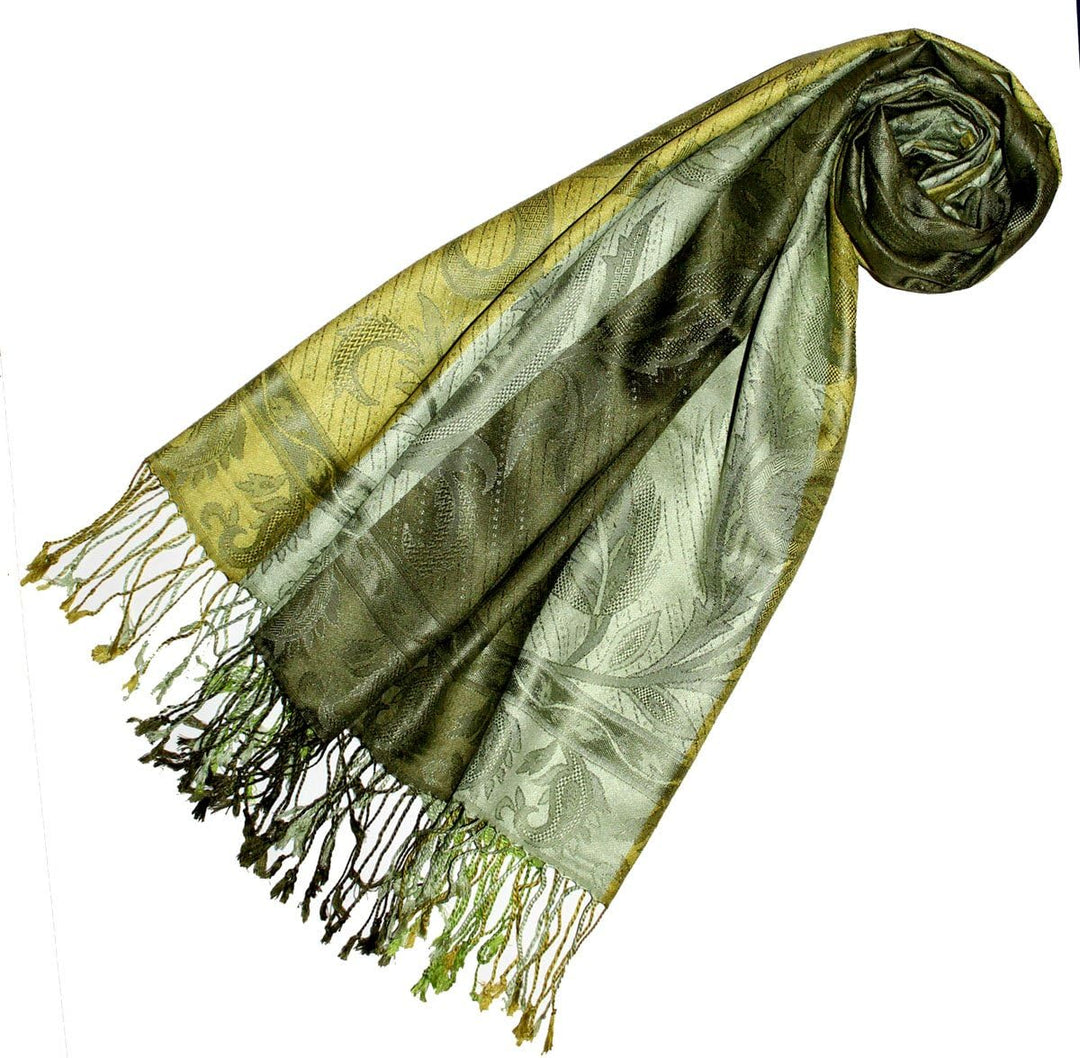 Lorenzo Cana Herrenschal Schaltuch jacquard gewebt 100% Seide 70 x 190 cm Paisley Muster Seidenschal
