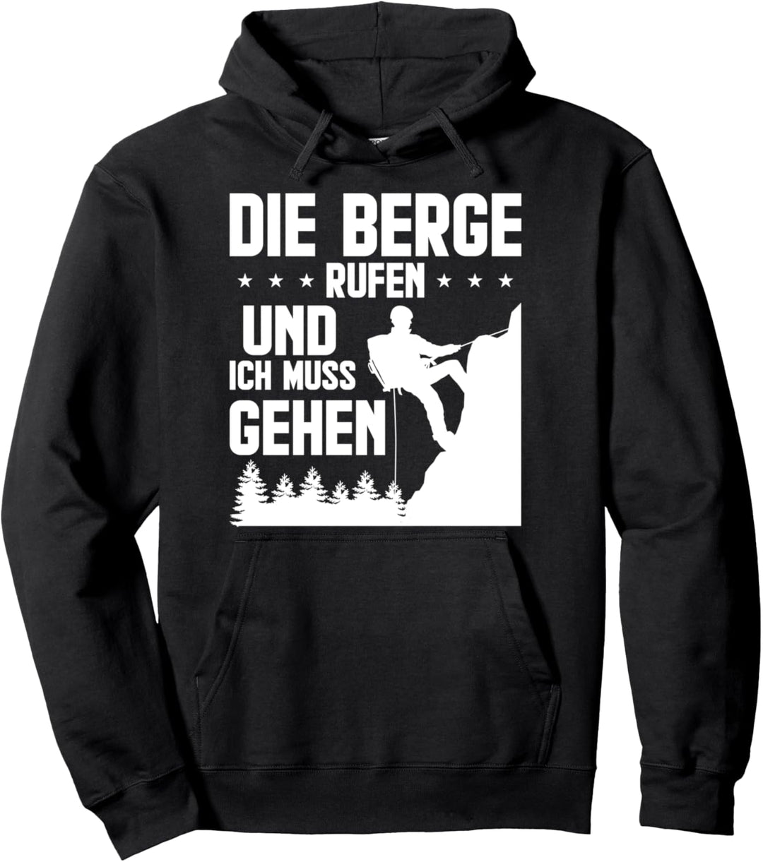 Climbing Boulder Kletterer Fels Klettern Bergsteiger Pullover Hoodie