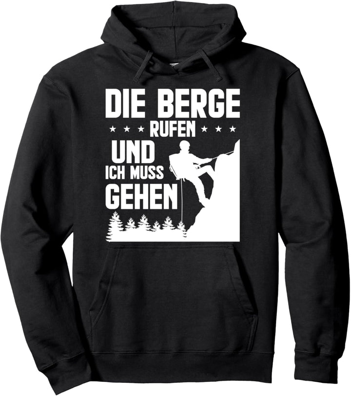 Climbing Boulder Kletterer Fels Klettern Bergsteiger Pullover Hoodie
