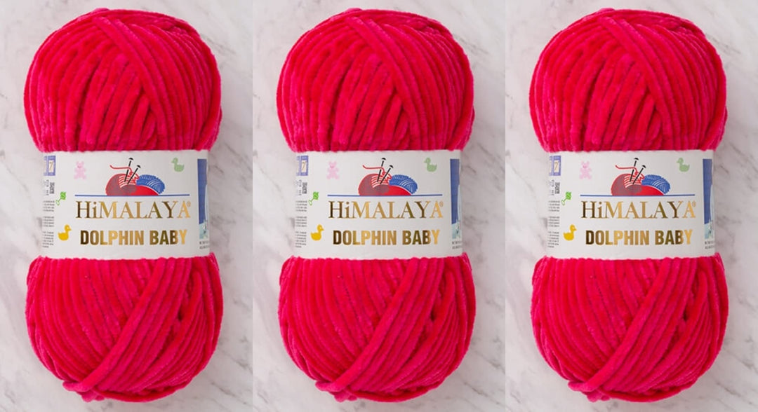 3 Knäuel Himalaya Delphin Baby Garn 395 Yards 3x100g Super Bulky Baby Blanket Garn (80314), 80314