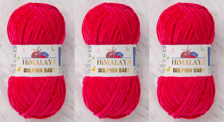 3 Knäuel Himalaya Delphin Baby Garn 395 Yards 3x100g Super Bulky Baby Blanket Garn (80314), 80314