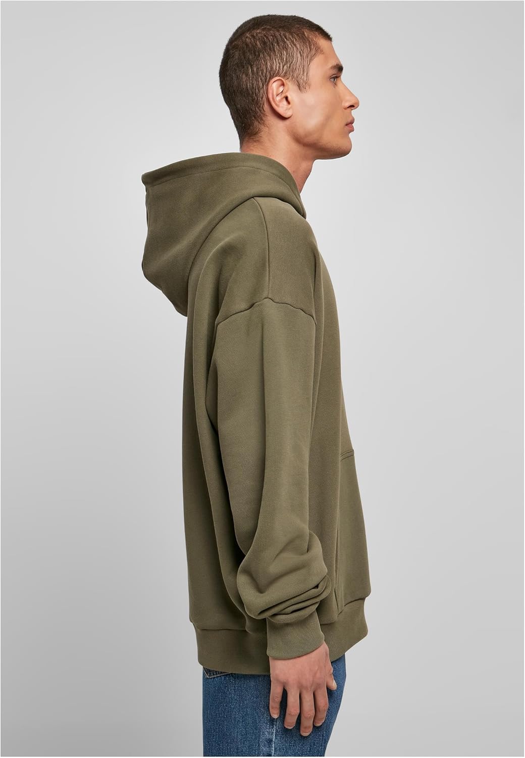 Build Your Brand Herren Ultra Heavy Hoody Kapuzenpullover S Olive, S Olive