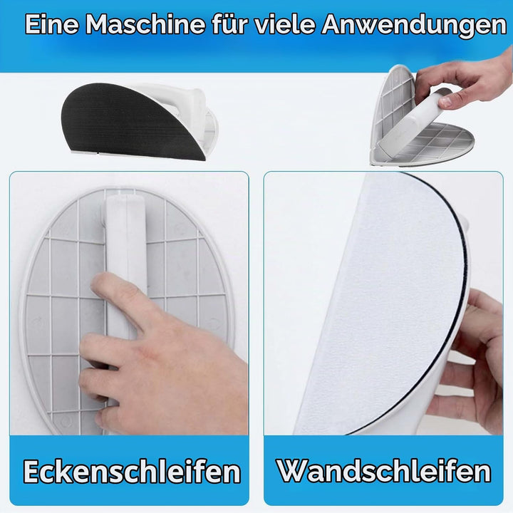 Semi-Circular Angle Sanding Sandpaper Tool, FORMVERSITY Selbstklebendes Schleifpapier Schleifwerkzeu