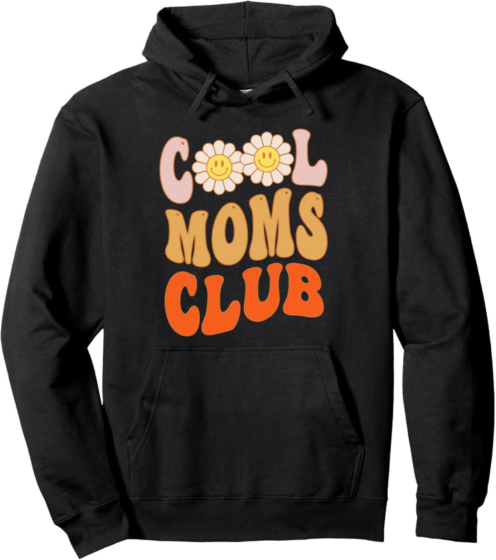 Cool Moms Offizielles Clubmitglied Lustig Niedlich Retro Pullover Hoodie