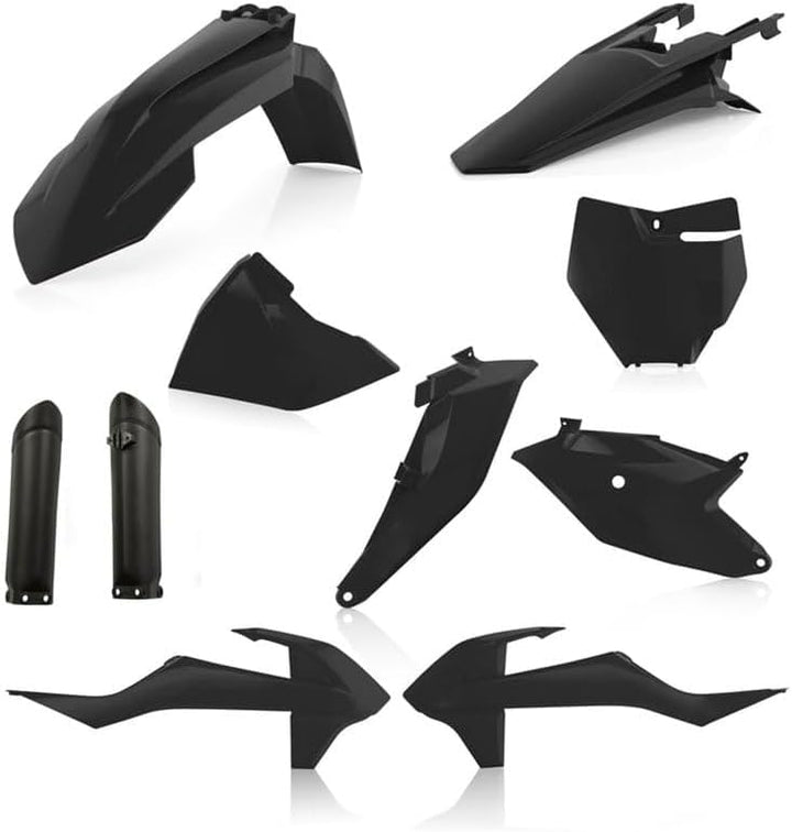 ACERBIS 0022933.090 Vollkunststoff-Kit für KTM Sx 85 2018, Schwarz, Schwarz