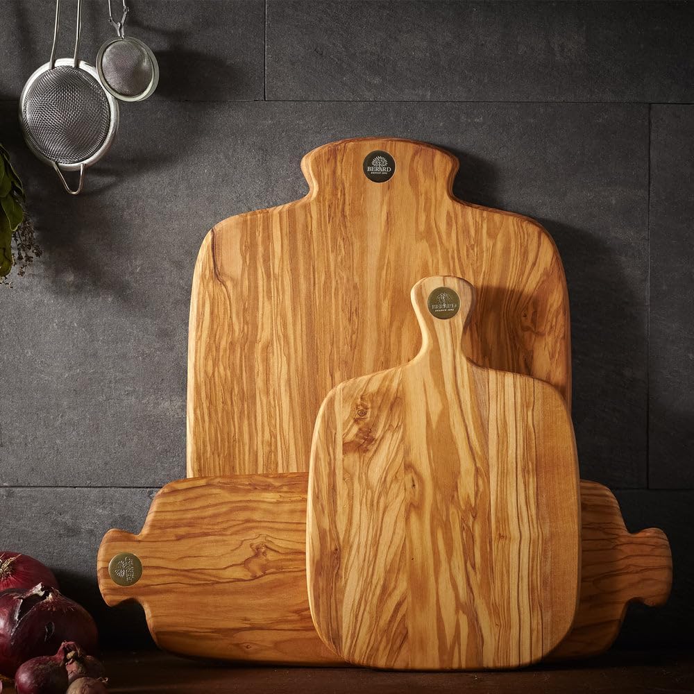 Bérard | Racine - Schneidbrett aus Olivenholz, Länge: 42 cm 42L x 14B cm Olivenholz, 42L x 14B cm Ol