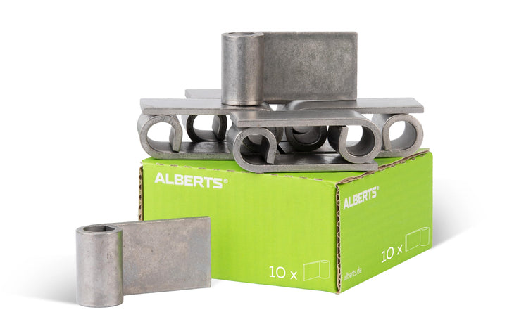 Alberts 852405 Anschweissband | Stahl | Ø16 mm | 10er Set