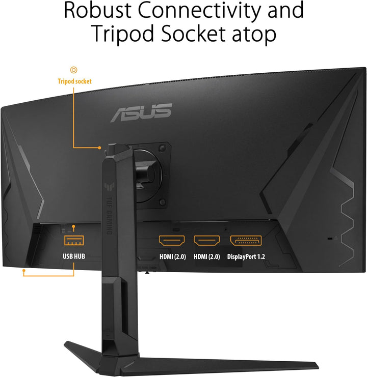 ASUS TUF Gaming VG34VQEL1A | 34 Zoll UWQHD Curved Monitor | 100 Hz, 1ms MPRT, FreeSync, HDR 10 | VA