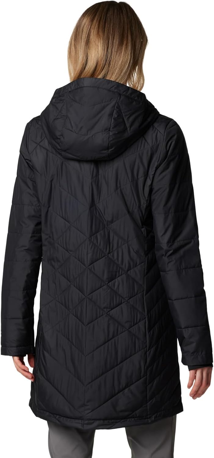 Columbia Damen Heavenly Long Hdd Jacke Heavenly Long Hooded Jacket (1er Pack) XS Schwarz, XS Schwarz