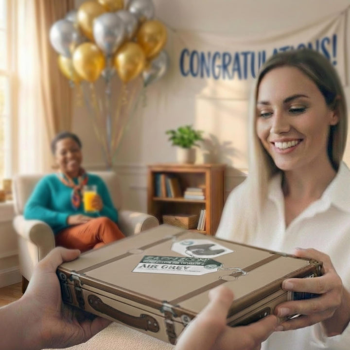 Nackenkissen aufblasbar von FLOWZOOM - aufblasbares Nackenhörnchen für Reisen in Flugzeug, Auto, Zug