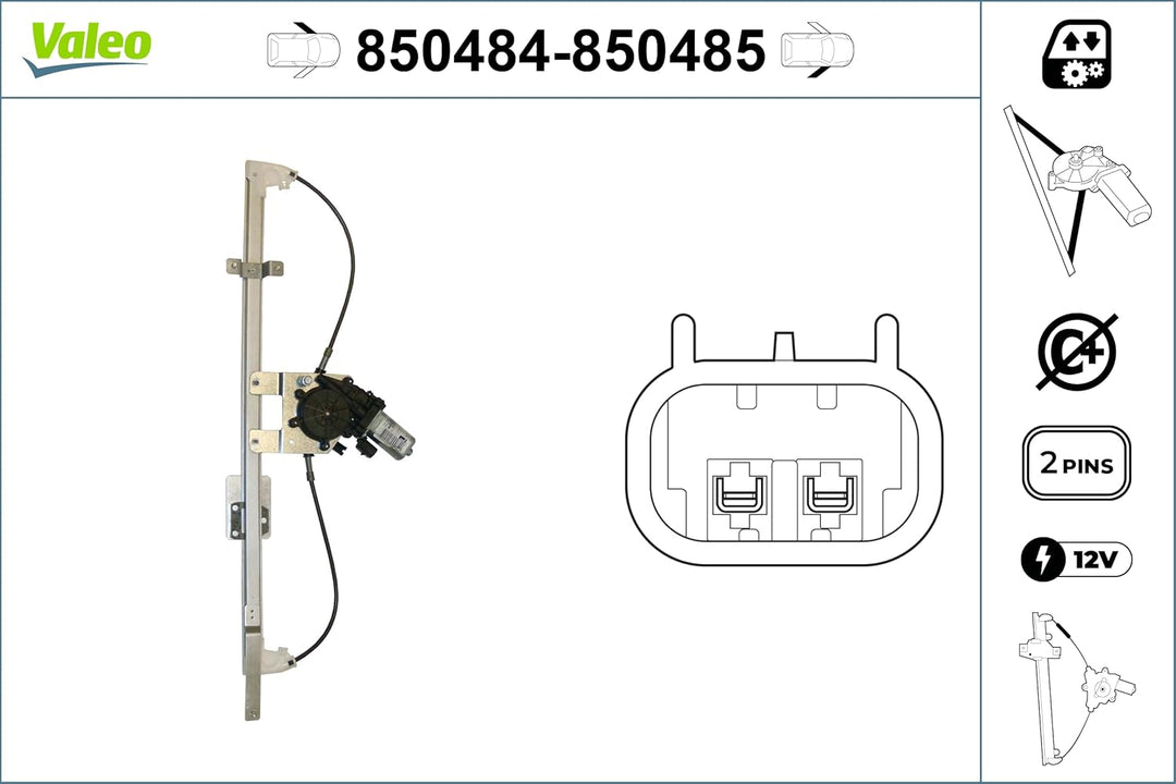 Valeo Fensterheber 850484