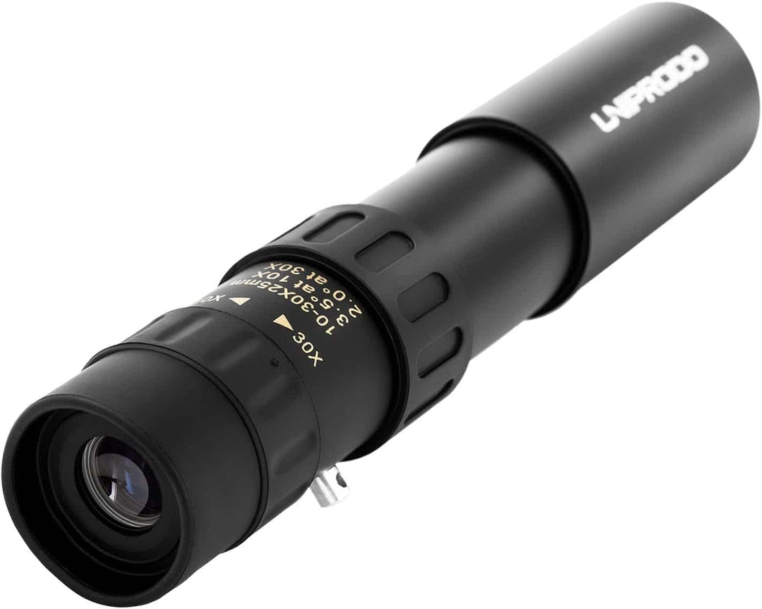 Uniprodo Uni_MONOCULAR_01 Monokular 10-30x Zoom BK-7 Ø 25 mm 61 m /1.000 m Dachkantprismen Fernrohr