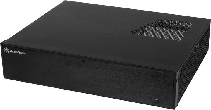 SilverStone SST-ML04B - Milo Micro ATX Schmales HTPC Gehäuse, abschliessbar, schwarz