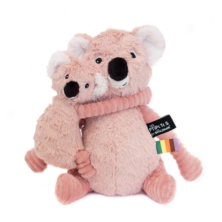 Ptipotos von Deglingos Koala Mum & Bavon rosa Plüschtier