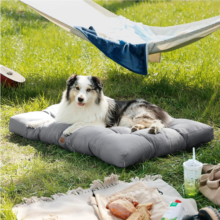 BEDSURE Hundekissen grosse Hunde waschbar - 111x89cm hundematratze wasserdicht XXL für grosse, mitte