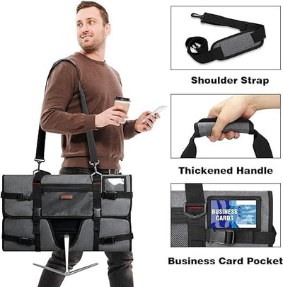 Monitor-Tragetasche Kompatibel mit 24-Zoll-Monitoren/LCD-Bildschirmen, Monitor-Tasche mit Schultergu
