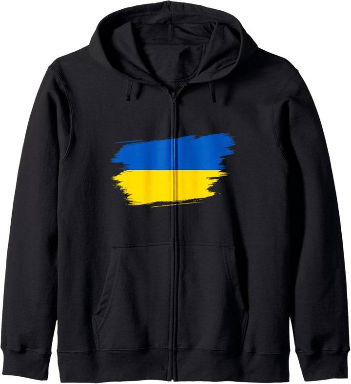 Ukraine Flagge Ukrainische Ukraine Stolz Herz Kapuzenjacke