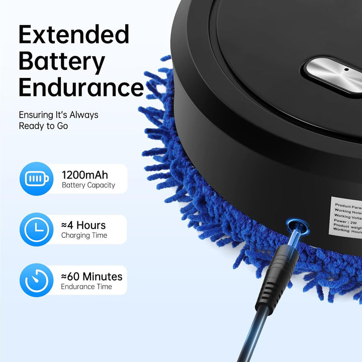 Saugroboter USB-Aufladung Effiziente Reinigung Wischroboter, Mini Staub Wisch Roboter, Robot Vacuum