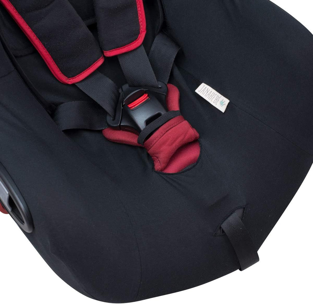 JYOKO KIDS Bezug kompatibel mit Bébé Confort Axiss (Black Series), Black Series
