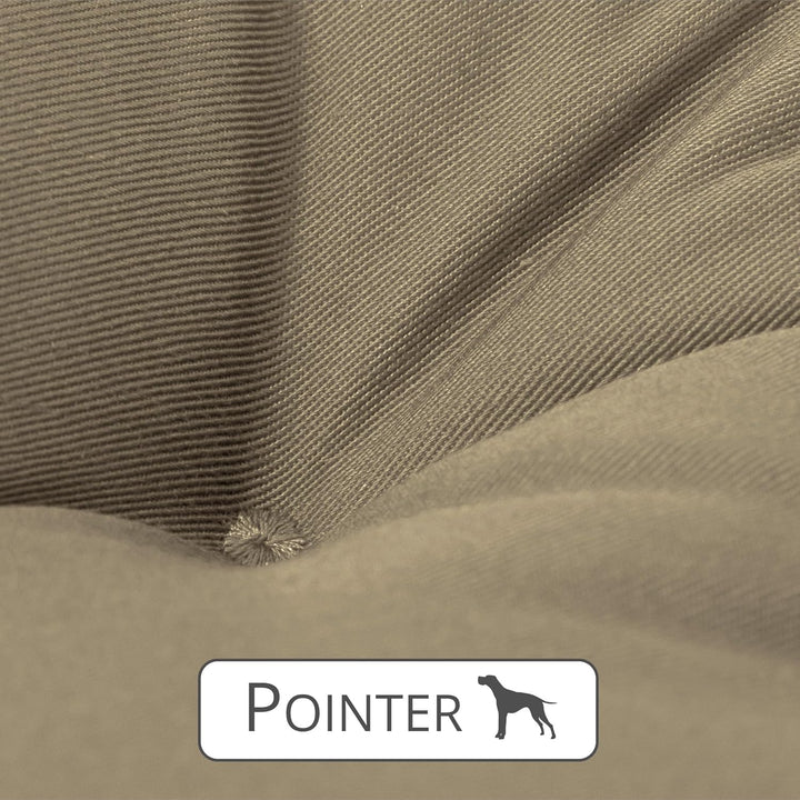 Doctor Bark Pointer | Hundekissen Urban - orthopädisch, waschbar, robust, bequem (XXL - 80x70 cm, Go