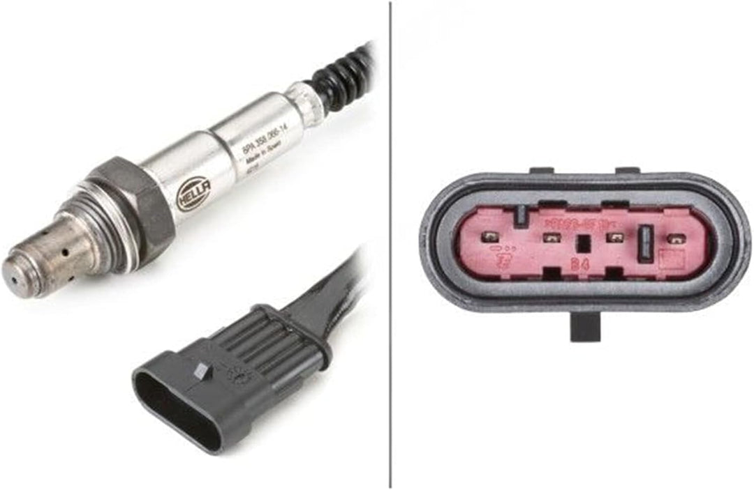 HELLA 6PA 358 066-141 Lambdasonde - 4-polig - Kabel: 350mm