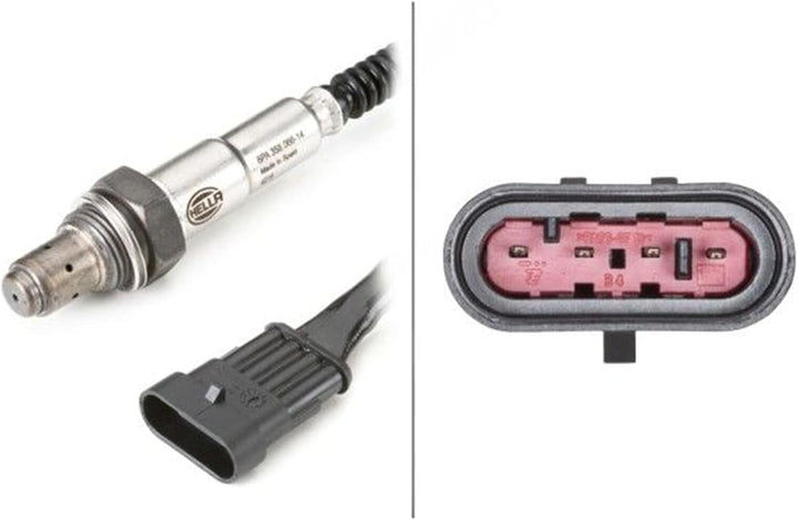 HELLA 6PA 358 066-141 Lambdasonde - 4-polig - Kabel: 350mm