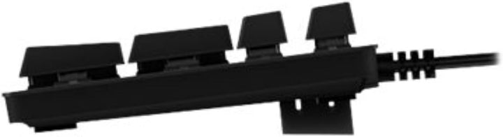 Logitech G512 mechanische Gaming-Tastatur, GX-Blue Clicky Switches, LIGHTSYNC RGB-Beleuchtung, USB-D