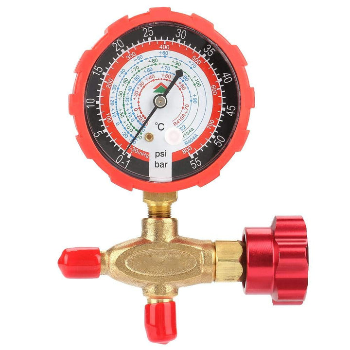 Manometer für Verteiler, Manometer für Klimaanlagen und Ventil 800psi 55kgf / cm² Passend für Kältem