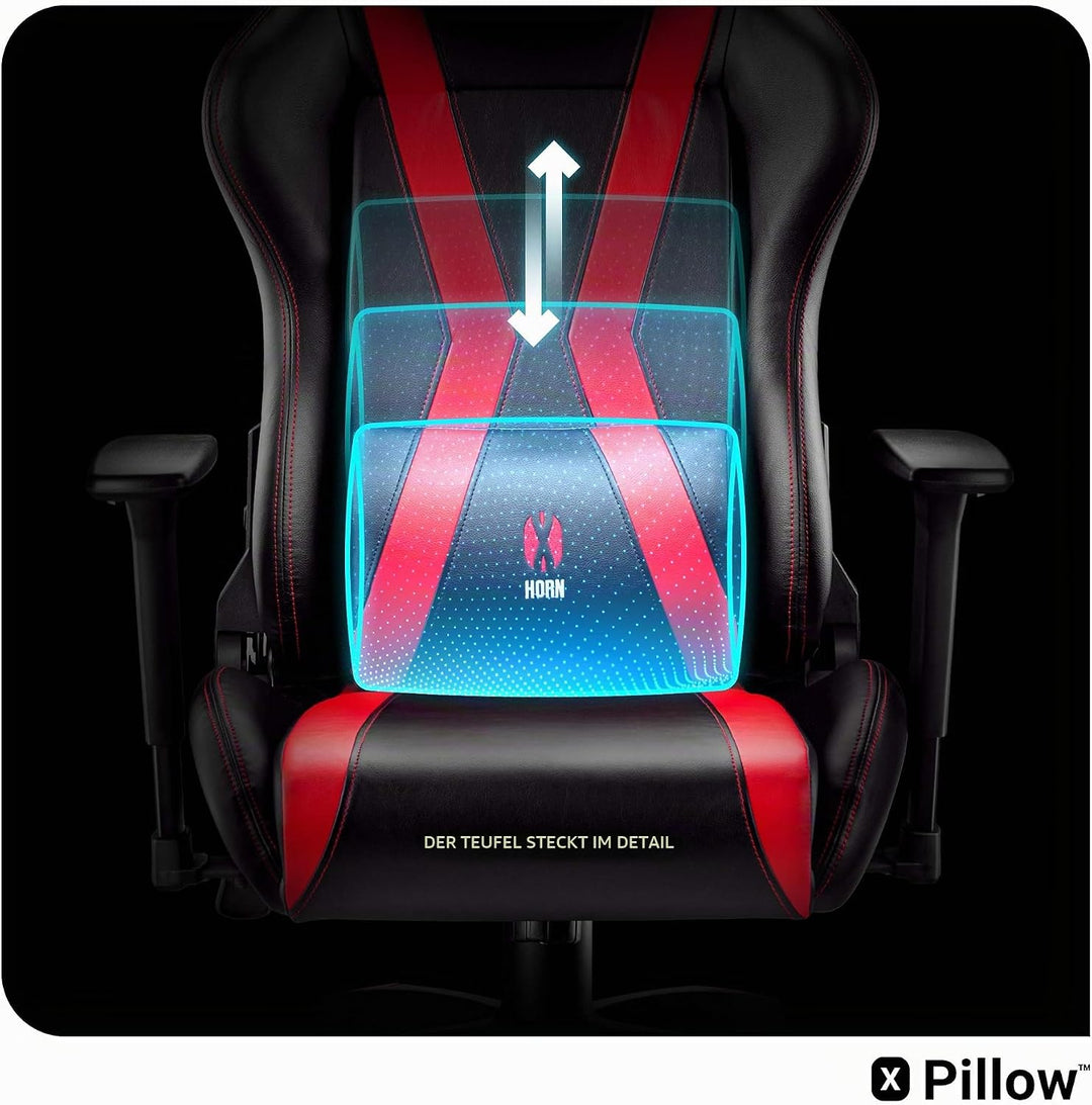 Diablo Gaming Stuhl X-Horn 2.0 Bürostuhl Gamer Chair Schreibtischstuhl 3D Armlehnen Ergonomisches De
