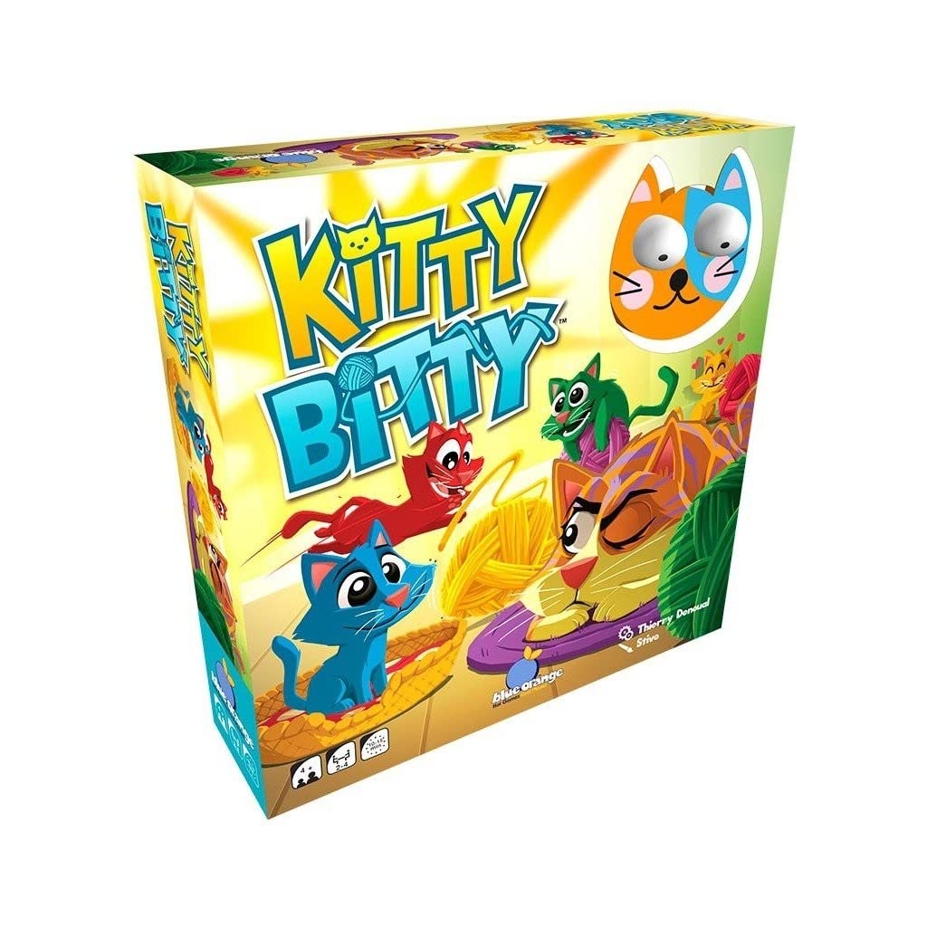 Blue Orange | Kitty Bitty | Kinderspiel | Lernspiel | 2-4 Spieler | Ab 4+ Jahren | 15+ Minuten | Deu